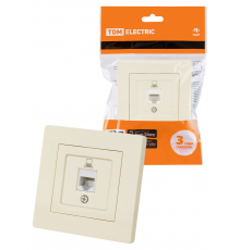 Розетка компьютерная RJ45 сл. кость "Сенеж" TDM