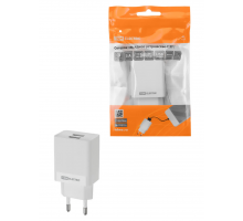Сетевое зарядное устройство, СЗУ 7, Quick Charge 3.0, 3 А, 2 USB, белый, TDM