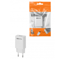 Сетевое зарядное устройство, СЗУ 5, Quick Charge 3.0, 3 А, 1 USB, белый, TDM