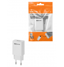 Сетевое зарядное устройство, СЗУ 5, Quick Charge 3.0, 3 А, 1 USB, белый, TDM