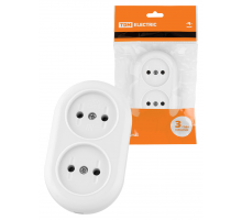 Розеточнаяколодка2гнезда2П16А250Bбелая 