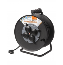 Удлинитель силовой УХз16-004 (метал. катушка, А3, 4 места IP44/40 м КГ 3500 Вт) Народный УС1-43128