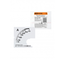 Шкала Ш72  250/5А-1,5 (для А72 Х/5А) TDM