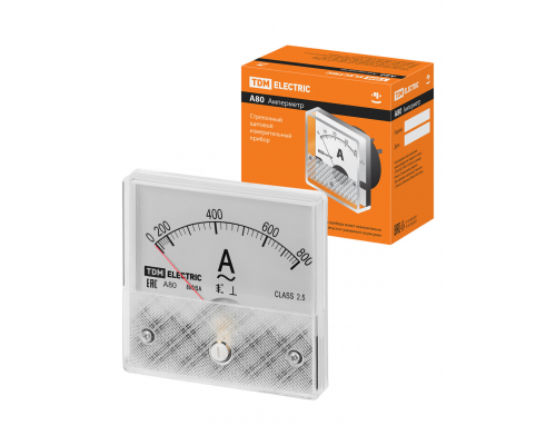 Амперметр А80 800А/5А-2,5, трансформаторного включения, (поверенный), TDM
