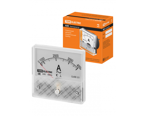 Амперметр А80Н 4000А/5А-2,5, трансформаторного включения, (без поверки), TDM