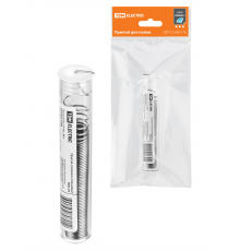 Припой ПОС 61, проволока, ГОСТ 21931-76, Ø1 мм, 16 г, колба, серия "Алмаз" TDM