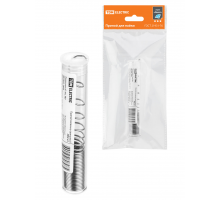 Припой ПОС 61, проволока, ГОСТ 21931-76, Ø1 мм, 10 г, колба, серия "Алмаз" TDM