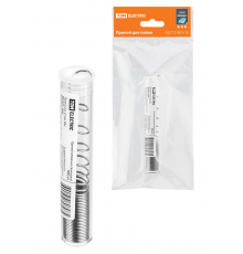 Припой ПОС 61, проволока, ГОСТ 21931-76, Ø1 мм, 10 г, колба, серия "Алмаз" TDM