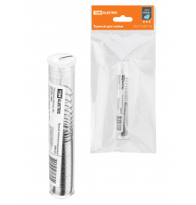 Припой ПОС 61, проволока, ГОСТ 21931-76, Ø0,8 мм, 10 г, колба, серия "Алмаз" TDM