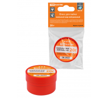 Флюс для пайки, паяльный жир нейтральный, 20 г, банка, инд. упаковка, серия "Алмаз" TDM