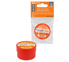 Флюс для пайки, паяльный жир активный, 20 г, банка, инд. упаковка, серия "Алмаз" TDM