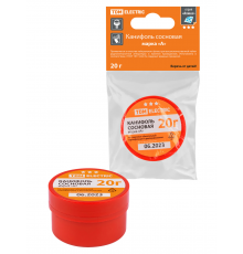 Канифоль сосновая, марка "А", 20 г, банка, инд. упаковка, серия "Алмаз" TDM