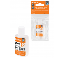 Флюс активный Ф-38Н, для пайки нихрома, 30 мл, дозатор, инд. упаковка, серия "Алмаз" TDM