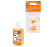 Флюс нейтральный СКФ, спирто-канифольный, 30 мл, дозатор, инд. упаковка, серия "Алмаз" TDM