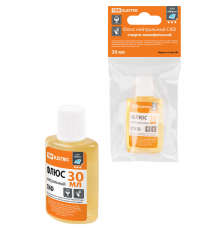 Флюс нейтральный СКФ, спирто-канифольный, 30 мл, дозатор, инд. упаковка, серия "Алмаз" TDM