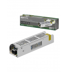 Блок питания 100Вт-12В-IP20 для светодиодных лент и модулей, металл, узкий, TDM