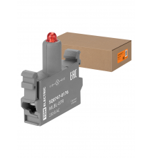 Светодиодный блок MLBL-07R 230 В AC красный TDM