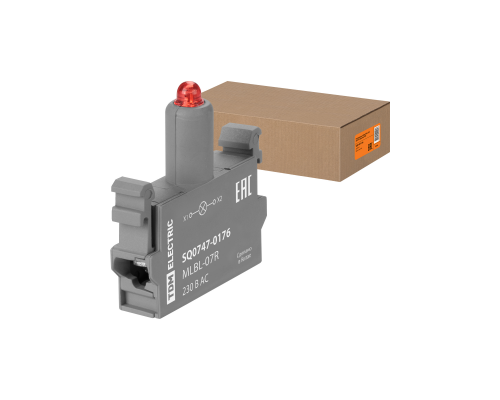 Светодиодный блок MLBL-07R 230 В AC красный TDM