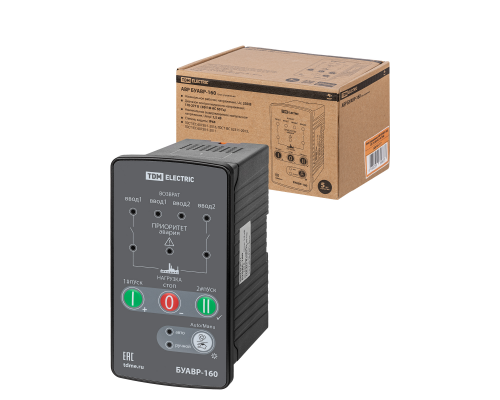 Блок управления АВР БУАВР-160/2Л-1Н 3Ф+N/1+N TDM