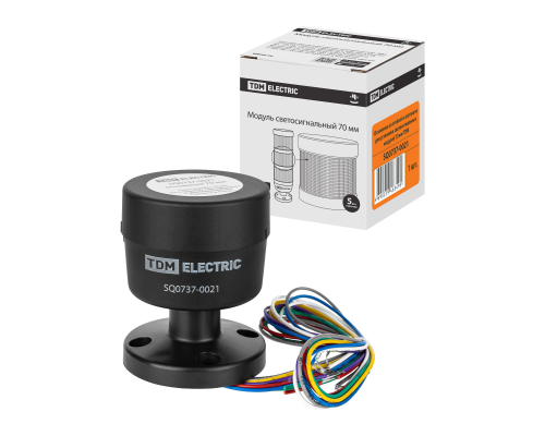 Основание со стойкой и заглушка для установки светосигнальных модулей 70 мм TDM