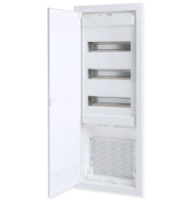 Щит встраиваемый комбинированный 5/3 с металл. дверцей, IP30