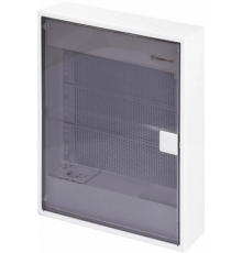 Щит навесной, мультимедийный 3 ряда, белая дверца, IP40