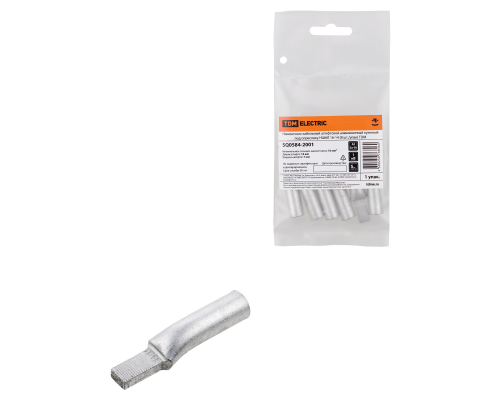 Наконечник кабельный штифтовой алюминиевый луженый под опресовку НШАЛ 16-14 (8 шт./упак) TDM