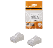 Разъем RJ-45 FTP для кабеля кат. 5Е, 8P8C (2 шт), TDM