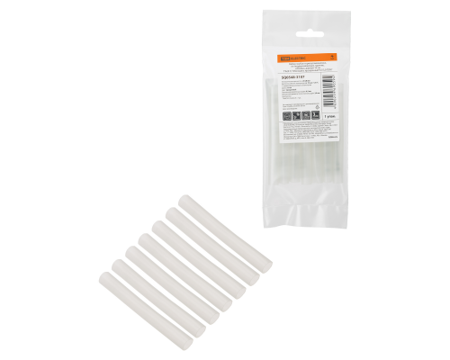 Набор трубок термоусаживаемых, не поддерживающих горение, клеевых, длиной 10 см ТТк(3:1) "Моноцвет, прозрачный 9,5/3,0 TDM"