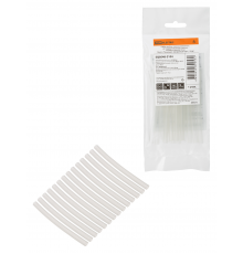 Набор трубок термоусаживаемых, не поддерживающих горение, клеевых, длиной 10 см ТТк(3:1) "Моноцвет, прозрачный 4,8/1,5 TDM"