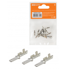 Клемма плоская штекер РП-п 1,5-(2,8) 0,5-1,5 мм² плоский (папа) (20шт) TDM