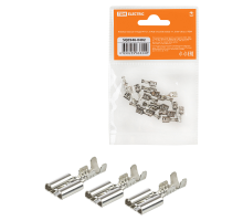 Клемма плоская гнездо РП-м 1,5-(4,8) плоский (мама) 1-1,5 мм² (20шт) TDM