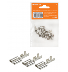 Клемма плоская гнездо РП-м 1,5-(4,8) плоский (мама) 1-1,5 мм² (20шт) TDM