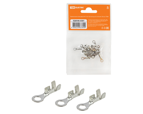 Наконечник кольцевой НК 3-0,5-0,8 кольцо 0,5-0,8 мм² (20шт) TDM