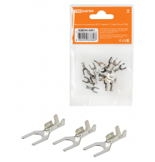 Наконечник вилочный НВ 1,5-4 вилка 1-1,5 мм² (20шт) TDM