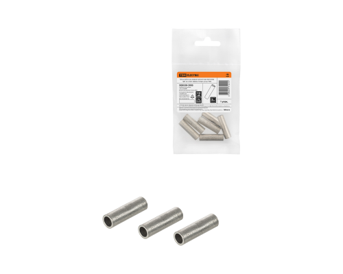 Гильза кабельная медная луженая под опрессовку ГМЛ 10-5 ГОСТ 23469.3-79 (6шт./упак.) TDM