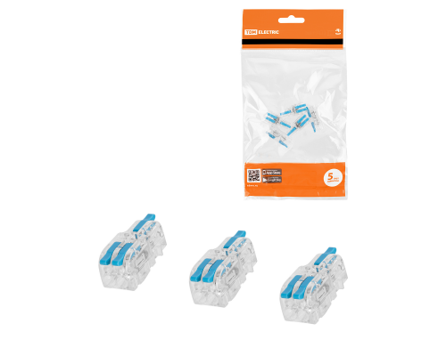 Клемма разветвительная СКР-612 в прозрачном корпусе (4 мм2) (5 шт/упак) TDM