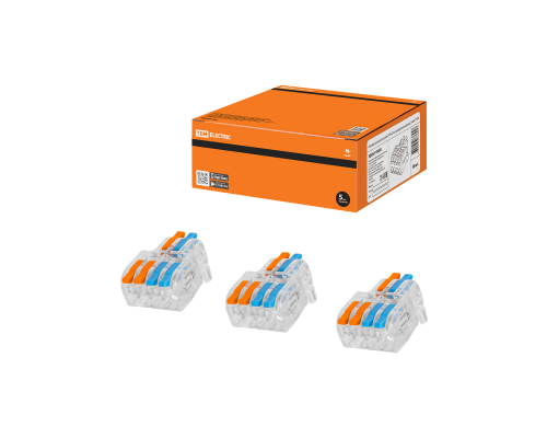 Клемма разветвительная СКР-624 в прозрачном корпусе (4 мм2) TDM