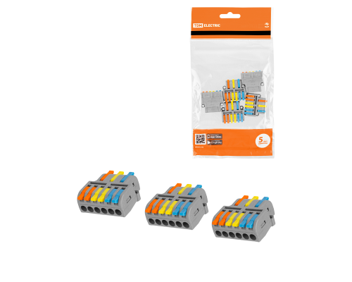 Клемма разветвительная СКР-436 (4 мм2) (5 шт/упак) TDM