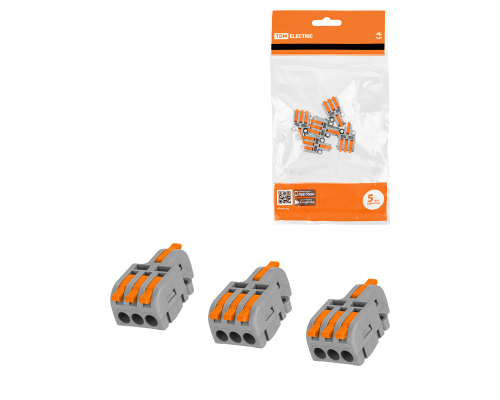 Клемма разветвительная СКР-413 (4 мм2) (5 шт/упак) TDM