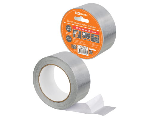 Лента алюминиевая клейкая 48 мм х 40 м TDM
