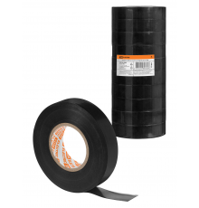 Изолента ПВХ 0,15х19 мм Черная 25 м TDM