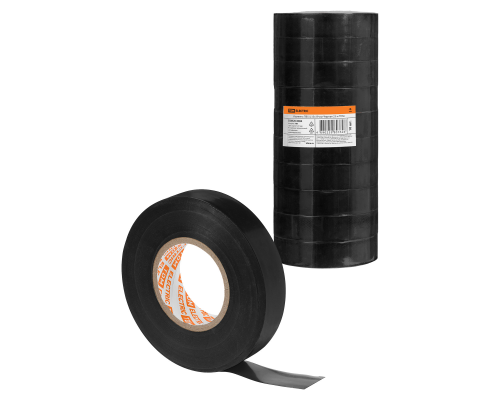 Изолента ПВХ 0,15х19 мм Черная 25 м TDM