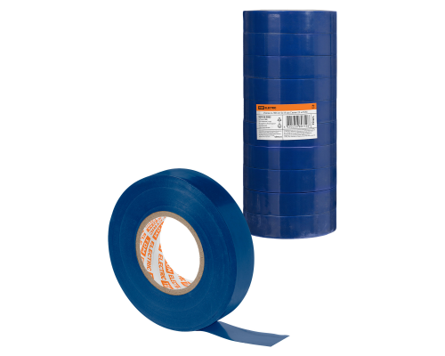 Изолента ПВХ 0,15х19 мм Синяя 25 м TDM