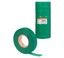 Изолента ПВХ 0,15х19 мм Зеленая 25 м TDM