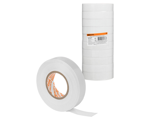 Изолента ПВХ 0,15х19 мм Белая 25 м TDM