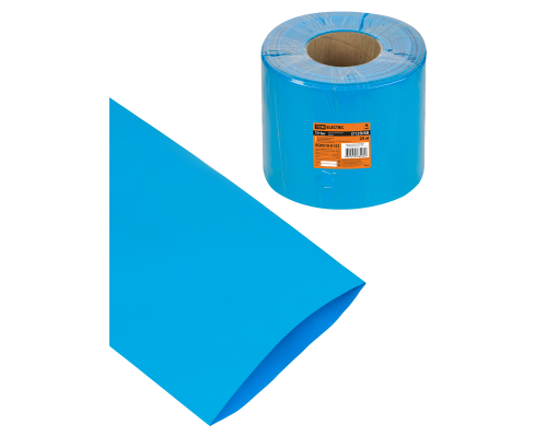 Термоусаживаемая трубка ТУТнг 120/60 синяя (25 м/ролл) TDM