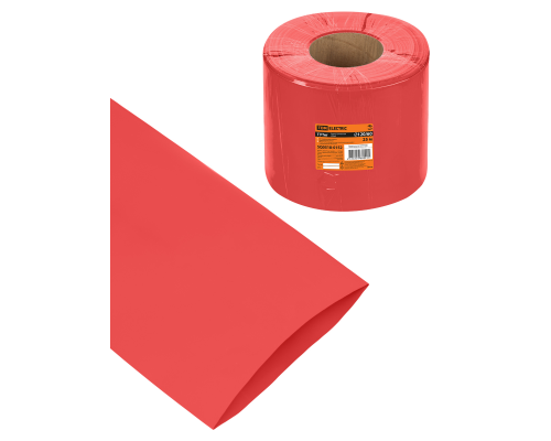 Термоусаживаемая трубка ТУТнг 120/60 красная (25 м/ролл) TDM