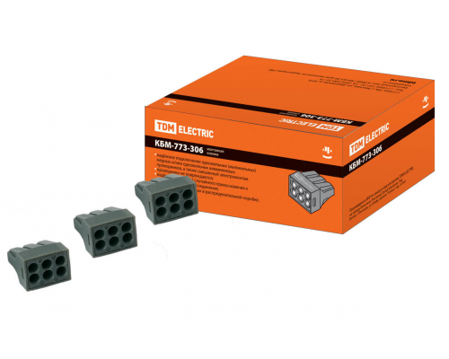 Строительно-монтажная клемма КБМ-773-306 (2,5мм2)