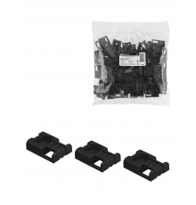 Площадка под хомуты для прямого монтажа (100 шт.) черная TDM